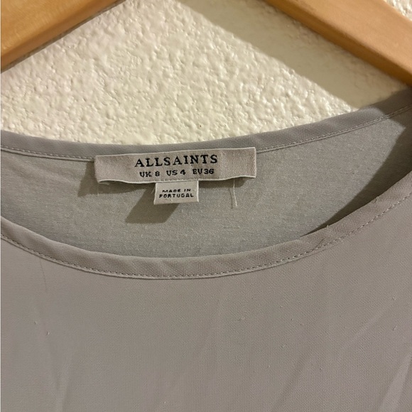 All Saints Silk Shift Dress - Picture 3 of 4